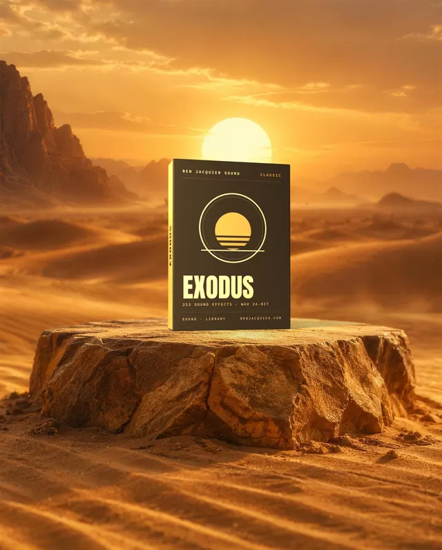 Boîte du sound pack Exodus par Ben Jacquier