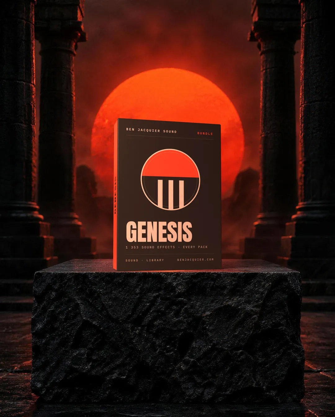 Boîte du sound pack Genesis par Ben Jacquier
