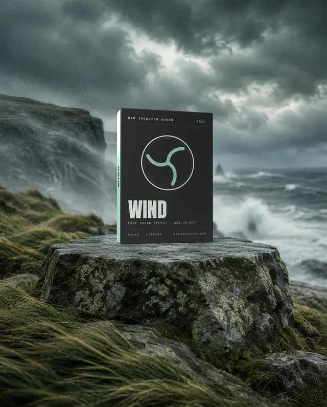 Boîte du sound pack Wind Hurricane par Ben Jacquier